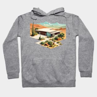 Desert Oasis: Mid-Century Vibes Hoodie